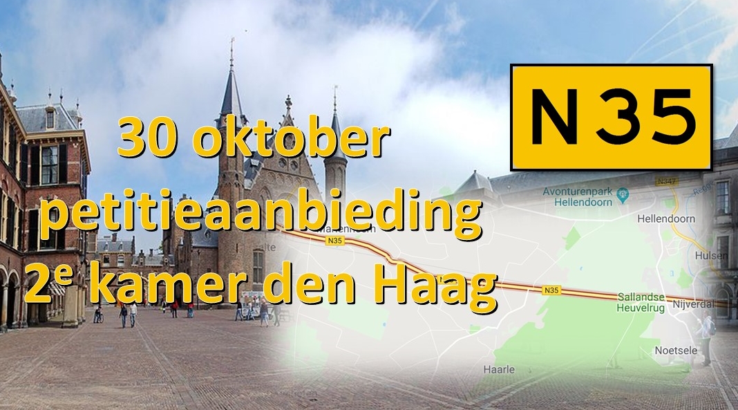 Haarle - Petitie ‘N35-Zo kan het niet langer’ op weg naar Den Haag